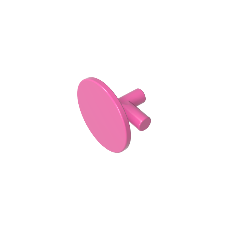 Minifig Shield Round Flat [Plain] #59231
